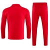 Sudadera De Entrenamiento Trajes CR Flamengo Quarter Zip 23-24 Roja - Hombre